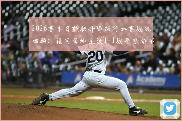 2026赛季日职联升降级附加赛战况回顾：福冈黄蜂主场1-1战平京都不死鸟，总比分6-5惊险保级